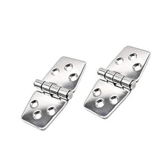 Marine City 304 Stainless Steel Mirror Polished Door Hinges 3” × 1.47” (2 Pcs)