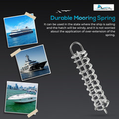 Marine City Boat Anchor Dock Line Mooring Spring – 304 Stainless Steel,13-3/16
