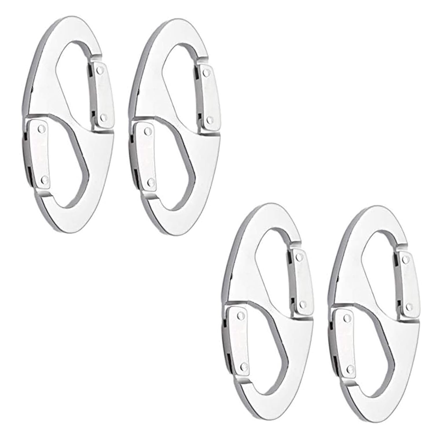 Marine City Aluminum Alloy 8-Shape Carabiner/Buckle Snap Clip Hook for Outdoor