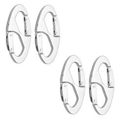 Marine City Aluminum Alloy 8-Shape Carabiner/Buckle Snap Clip Hook for Outdoor