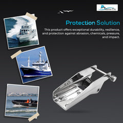 Marine City 200 mm / 1-7/8 inches Stainless-Steel Fair-Lead Boat Bow Anchor Roller Holder