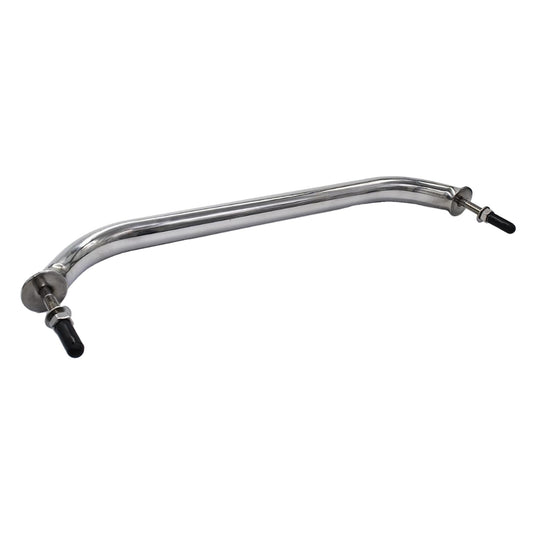 Marine City Handrail Grab Rail Handle, Stainless Steel, Oval Tube with End Studs