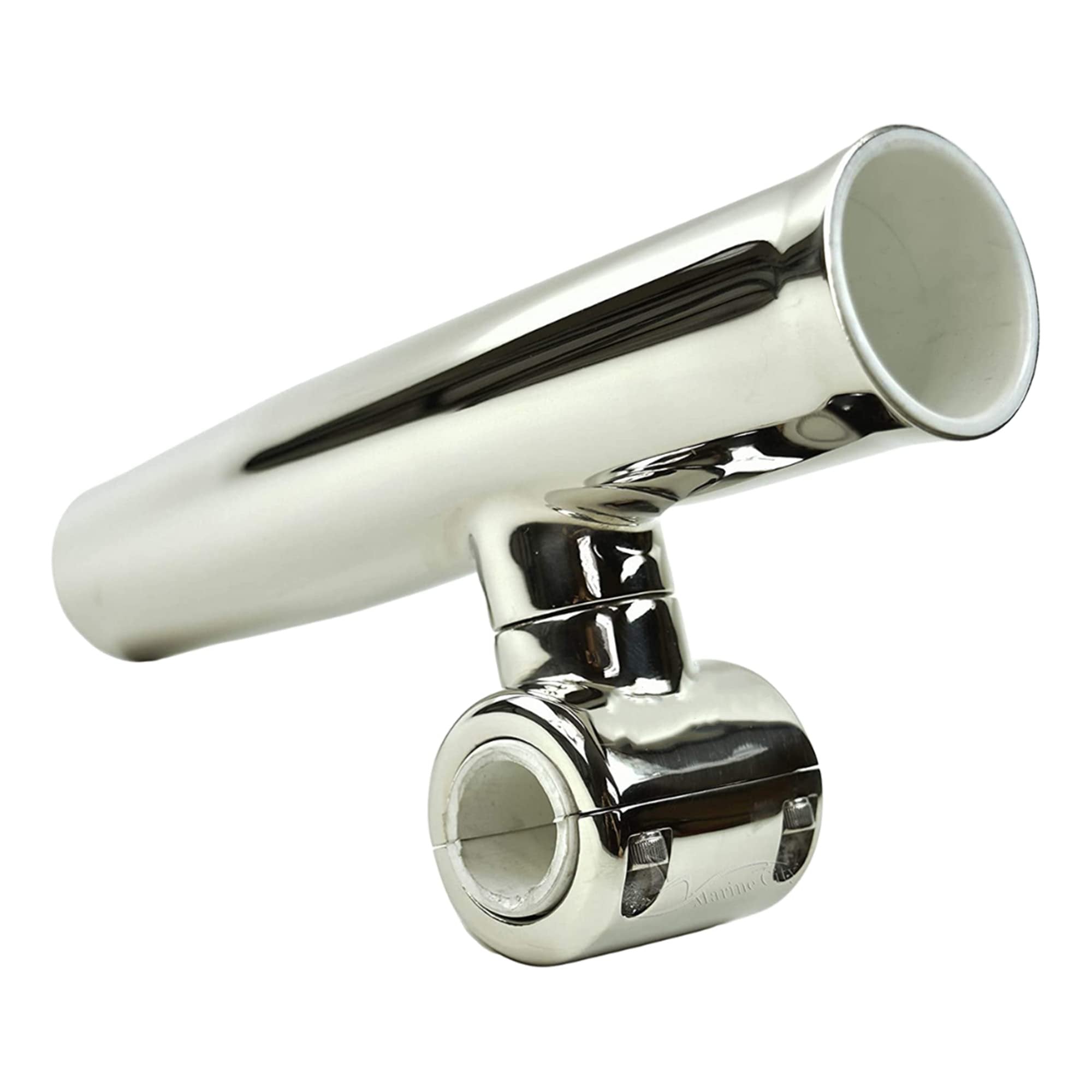 Marine City Adjustable Fishing Rod Holder – 304 Stainless Steel, Clamp-On