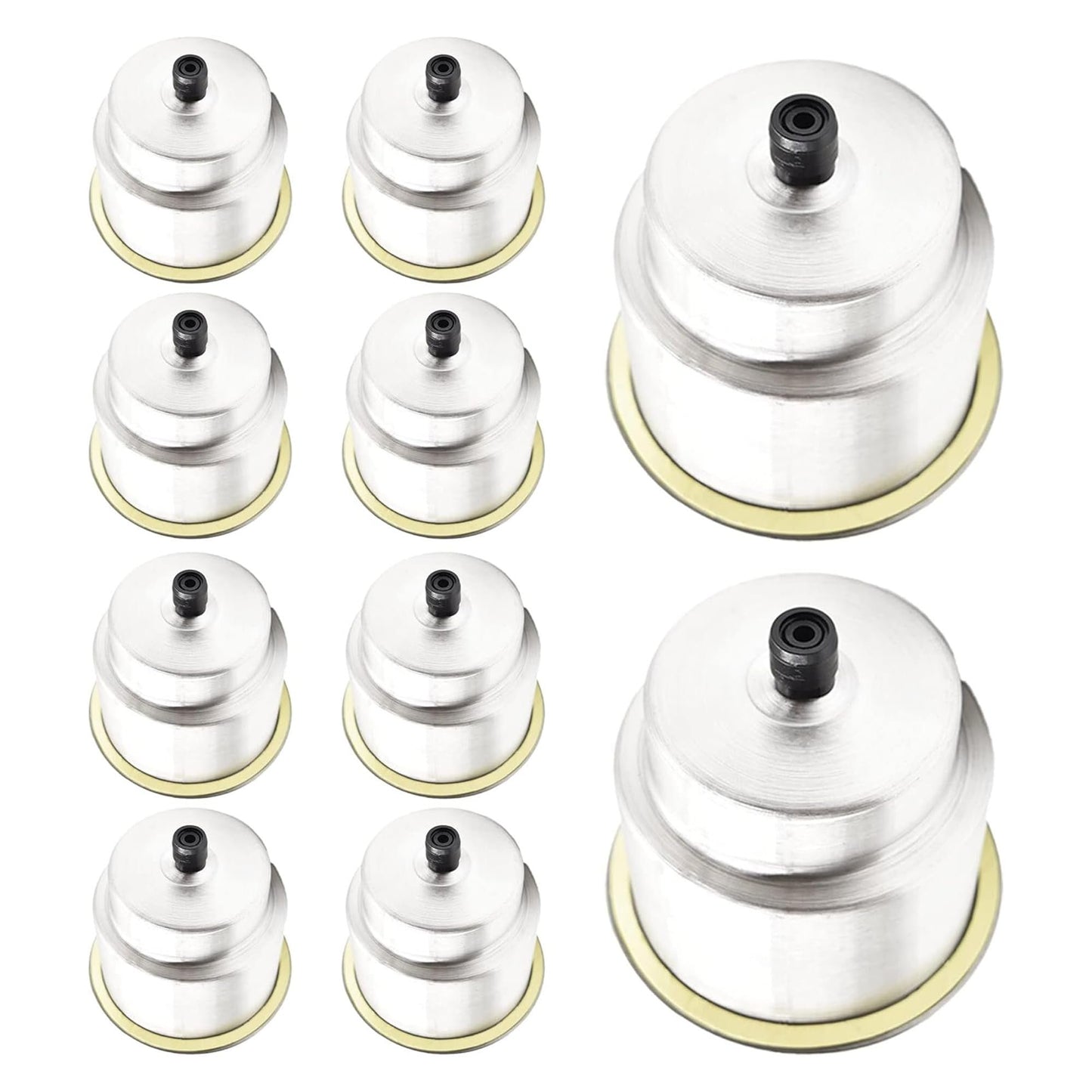 Marine City 304 Stainless Steel Cup Drink Holder with Center Drain (Pack of 10)