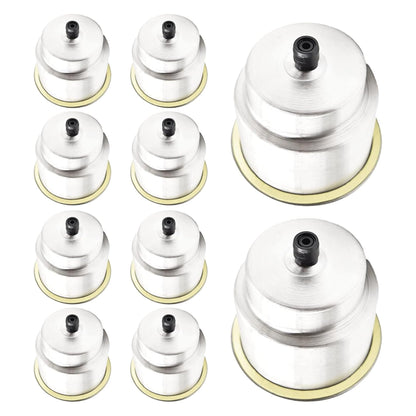 Marine City 304 Stainless Steel Cup Drink Holder with Center Drain (Pack of 10)