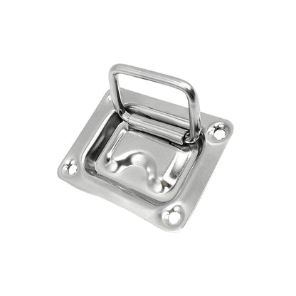 Marine City 304 Stainless Steel Hatch Lift Handle Ring Pull – 3” x 2-1/4”