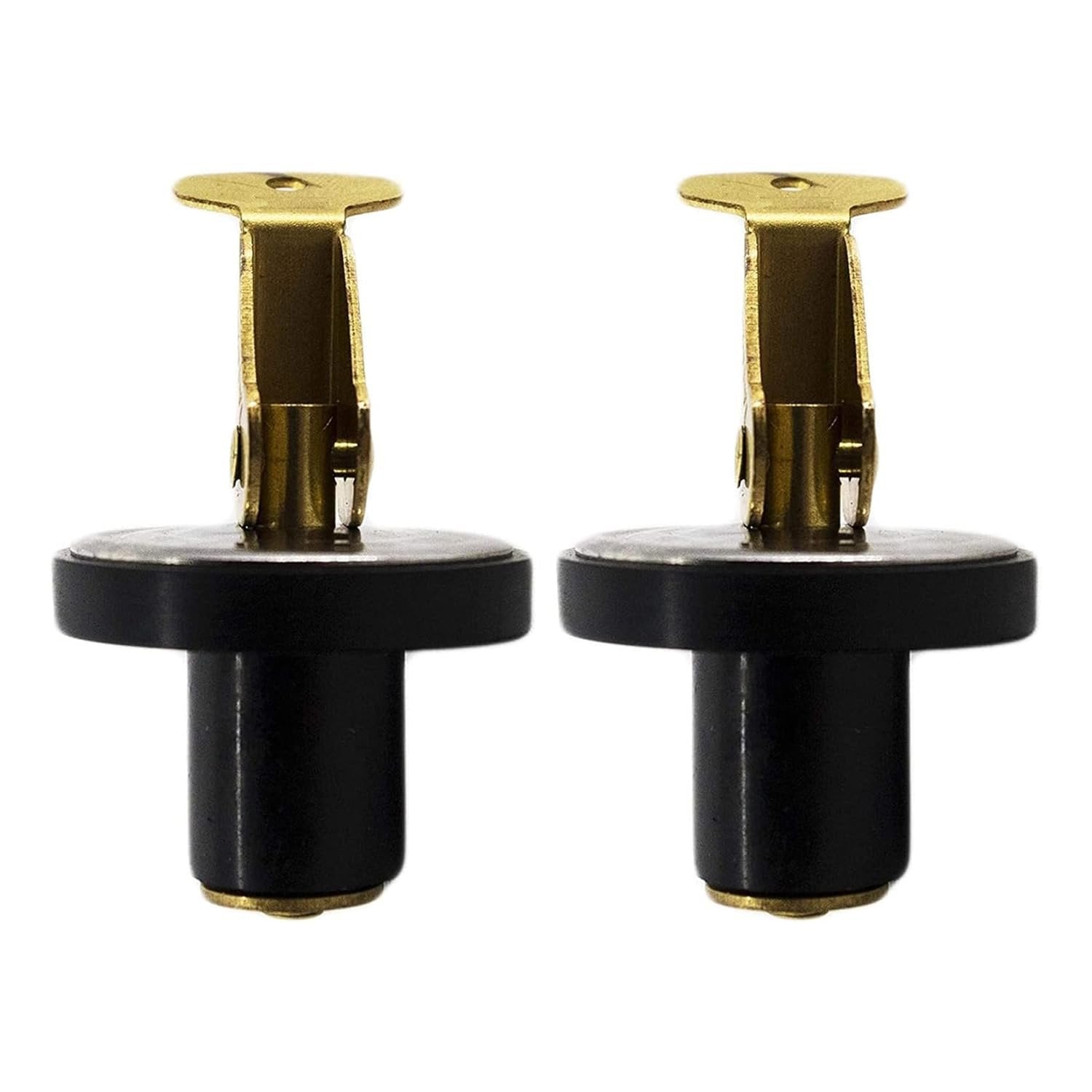 Marine City Brass Snap Lock Baitwell Plugs – 3/4" Drain Plug (Pack of 2)
