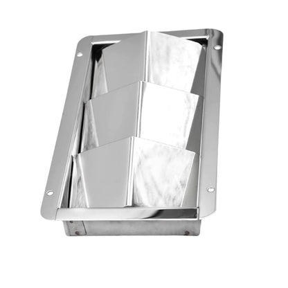 Marine City Stainless Steel 3-Slot Louvered Vent – Mirror Finish, 8-1/4” Length Marine City