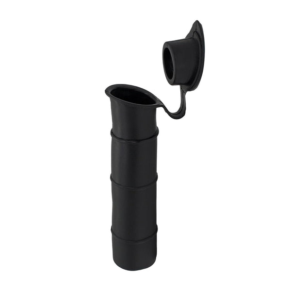 Marine City Black PVC Rod Holder with Cover – 6-7/8” Injection Molded Rod Holder