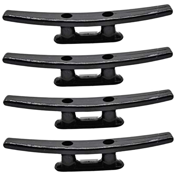 Marine City High Impact Nylon Dock Cleat – 6 Inches Rust-Proof (Pack of 4)