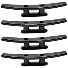 Marine City Taco de nailon negro de alto impacto para muelle/barco de 6