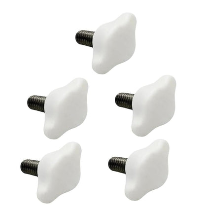 Marine City Flagpole Base Nylon Knobs & Cover Support with Stainless Steel Stud (5 Pcs) Marine City