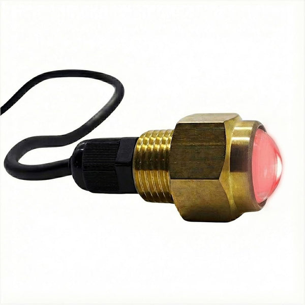 Marine City Brass Drain Multicolor LED Light – Underwater & Corrosion-Resistant