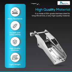 Marine City 200 mm / 1-7/8 inches Stainless-Steel Fair-Lead Boat Bow Anchor Roller Holder