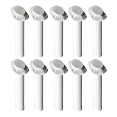 MARINE CITY White Nylon Flush Mount Rod Holder – UV Stabilized 30° (Pack of 10)