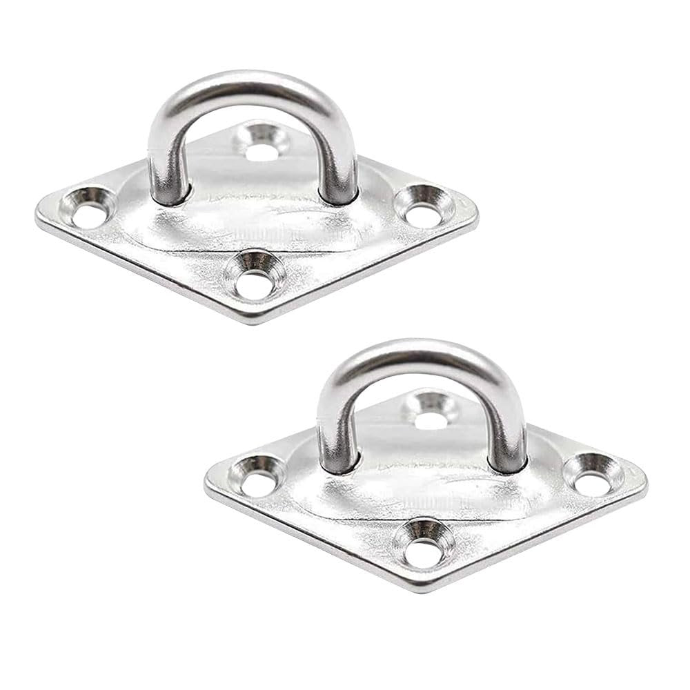 Marine City U-Shaped Pad Eye – Polished Stainless Steel, 2-3/8 x 1-1/2", (2 Pcs) Marine City Hardware