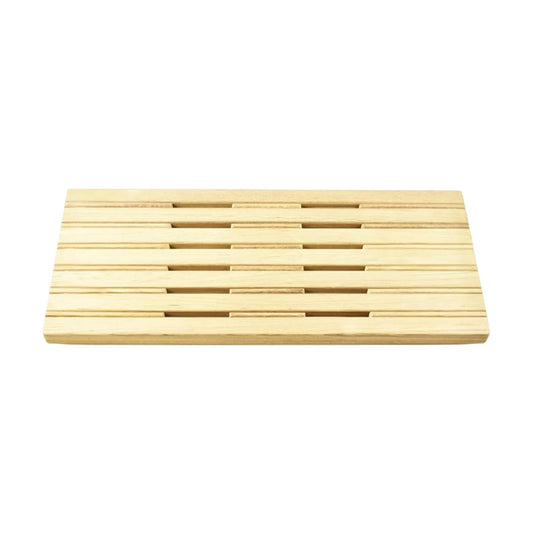 Marine City Teak Wall Mount Fold-Down Bench 30” × 13”, Stainless Steel Brackets