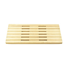 Marine City Banco plegable de teca para montaje en pared con ranuras para barco, cuarto de ducha, vapor, sala de sauna (30 pulgadas x 13 pulgadas)