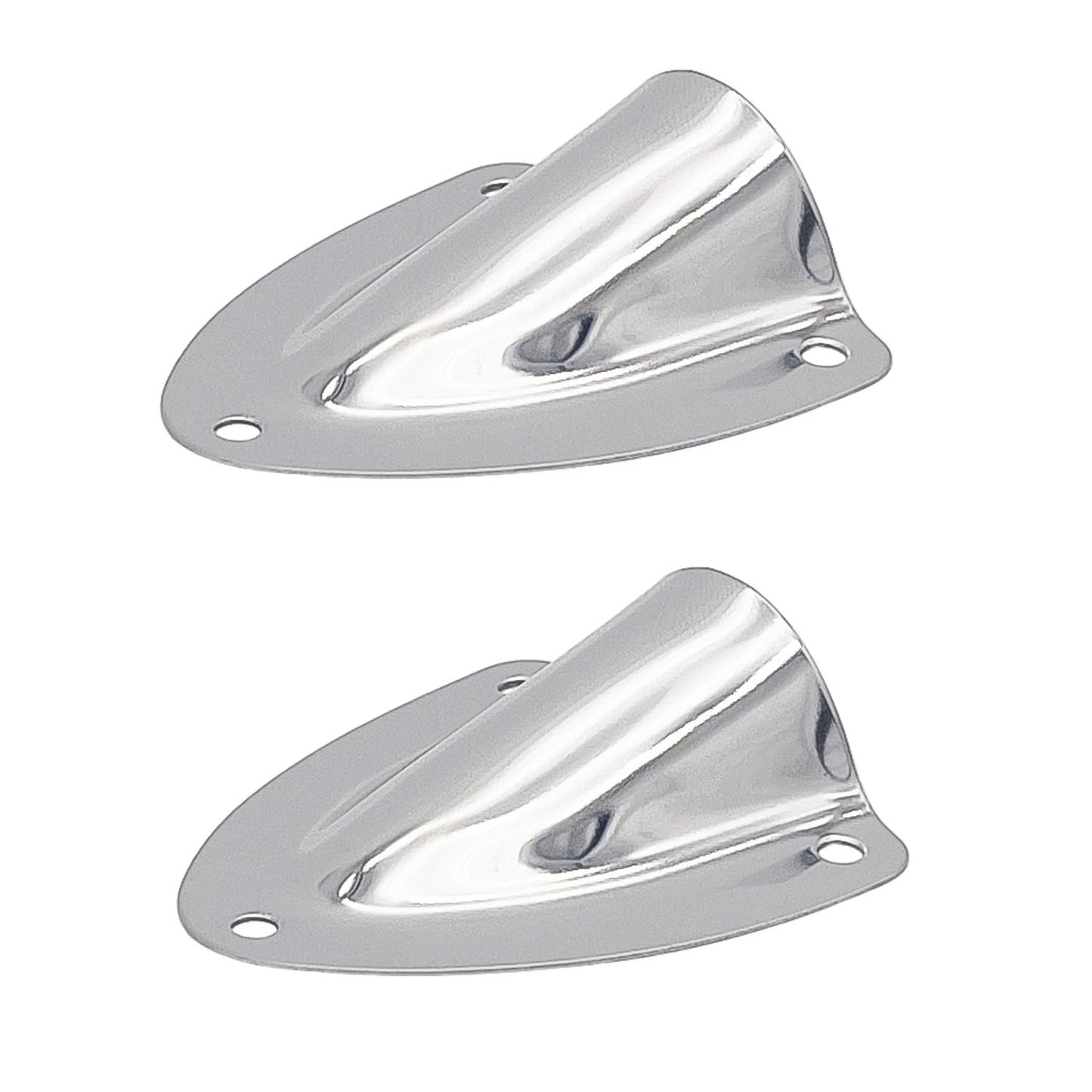 Marine City Midget Clam Shell Vent Wire Cable Cover – 304 Stainless Steel