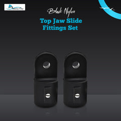 Marine City Bimini Top Boat Jaw Slides – Black Nylon Outside Eye End (2 Pcs)