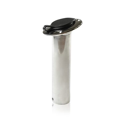MARINE CITY Flush Mount Fishing Rod Holder – Stainless Steel, 15° Flange