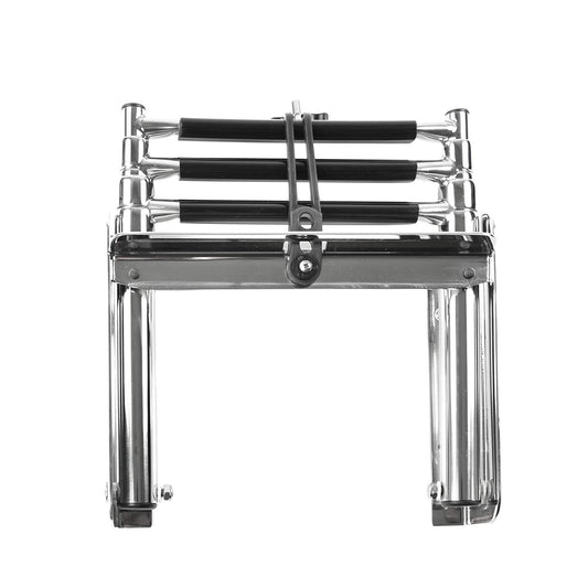 Marine City 3 Step Telescoping Swim Ladder with Rubber Strap 304 Stainless Steel