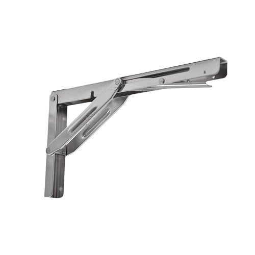Marine City 304 Stainless Steel Table Bracket – 12” Folding Shelf Bracket
