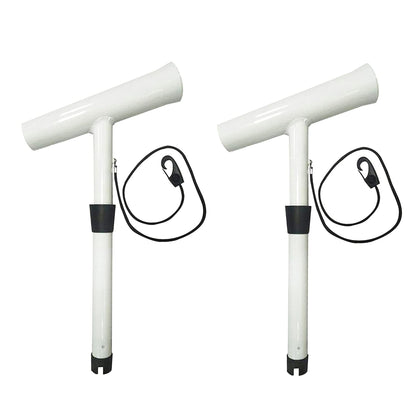 Marine City Fishing Rod Holder Outrigger Plug-in Rod Pod – Aluminum (Pack of 2) Marine City