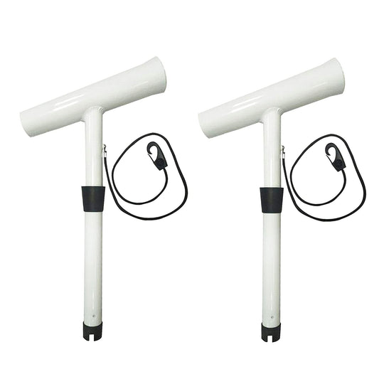 Marine City Fishing Rod Holder Outrigger Plug-in Rod Pod – Aluminum (Pack of 2) Marine City