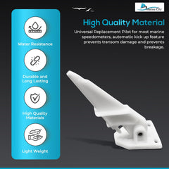 Marine City Boat Velocímetro universal Tubo piloto de arranque 80 MPH (incluye piezas de montaje) MC30112035 