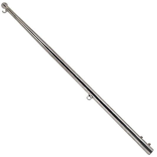 Marine City Boat 304 acero inoxidable 30 pulgadas bandera poste de puntal