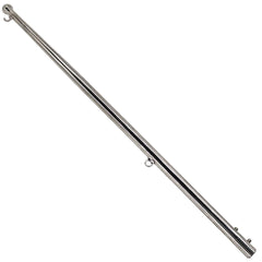 MARINE CITY 30-Inch Flag Stanchion Pole – 304 Stainless Steel, Rust-Resistant