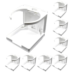 Marine City White Adjustable Folding Cup Holder – ABS Plastic, 2-5/8” to 3-1/2”