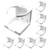 Marine City White Adjustable Folding Cup Holder – ABS Plastic, 2-5/8” to 3-1/2”