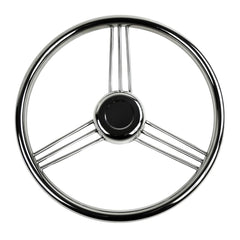 Marine City 316 Stainless Steel Steering Wheel 9 Spoke – 13-1/2” Diameter