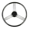 Marine City 316 Stainless Steel Steering Wheel 9 Spoke – 13-1/2” Diameter
