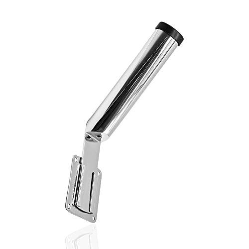 adjustable slide in fishing rod holders Stainless Steel Removable Holder T-H Marine Supplies Rod tubes are contoured to hug the profile of a raft Stainless Steel Removable Rod Holder