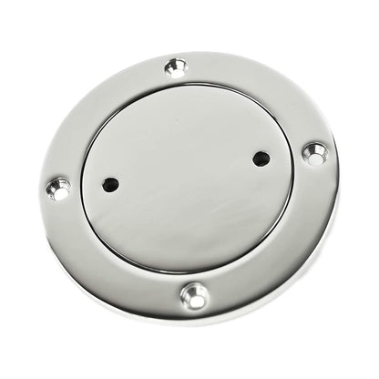 Marine City 4 inches Round 316 Stainless Steel Inspection Deck Plate for Boat
