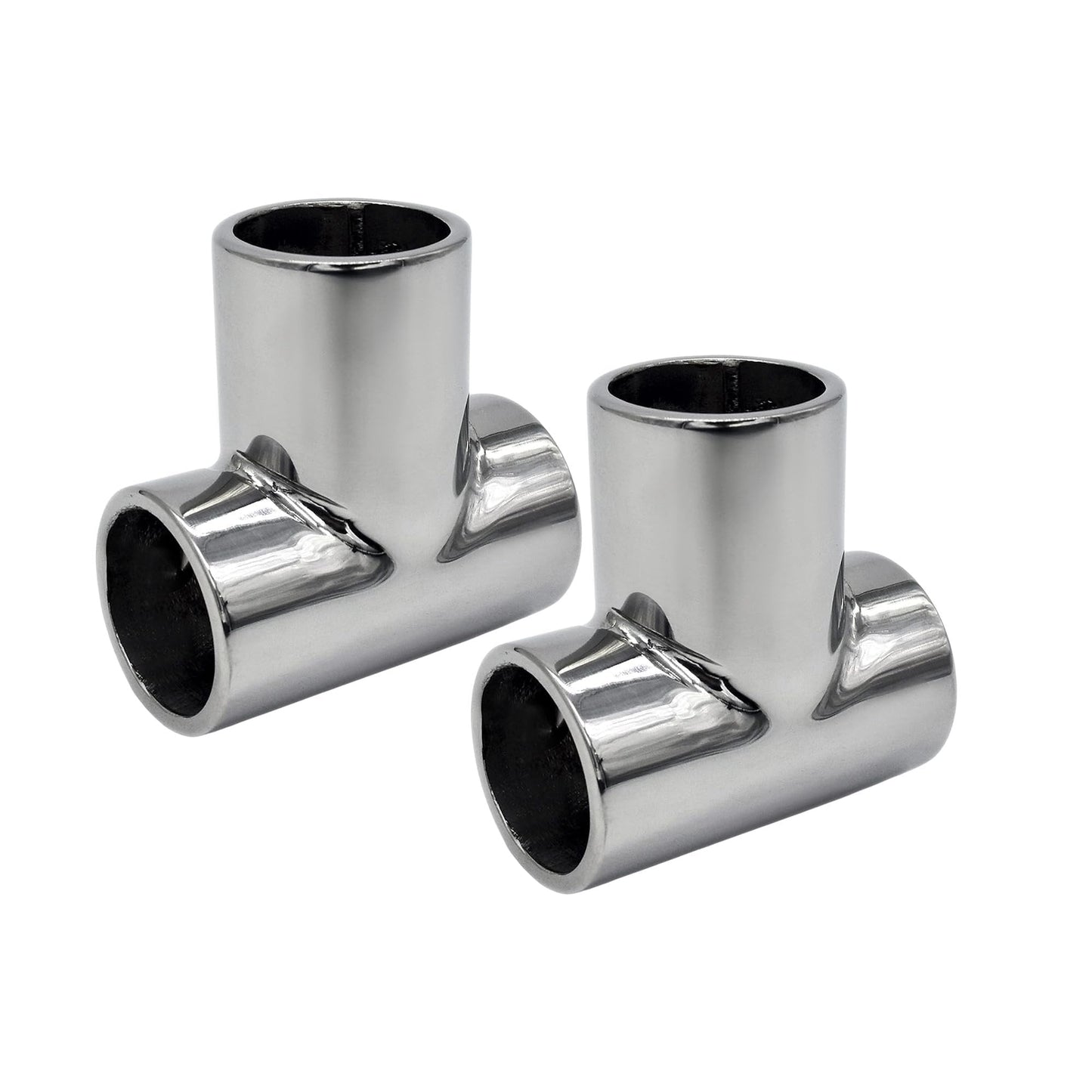 Marine City Stainless Steel 3-Way Tee Connector Hand Rail Fittings– 45°/60°/90° Marine City