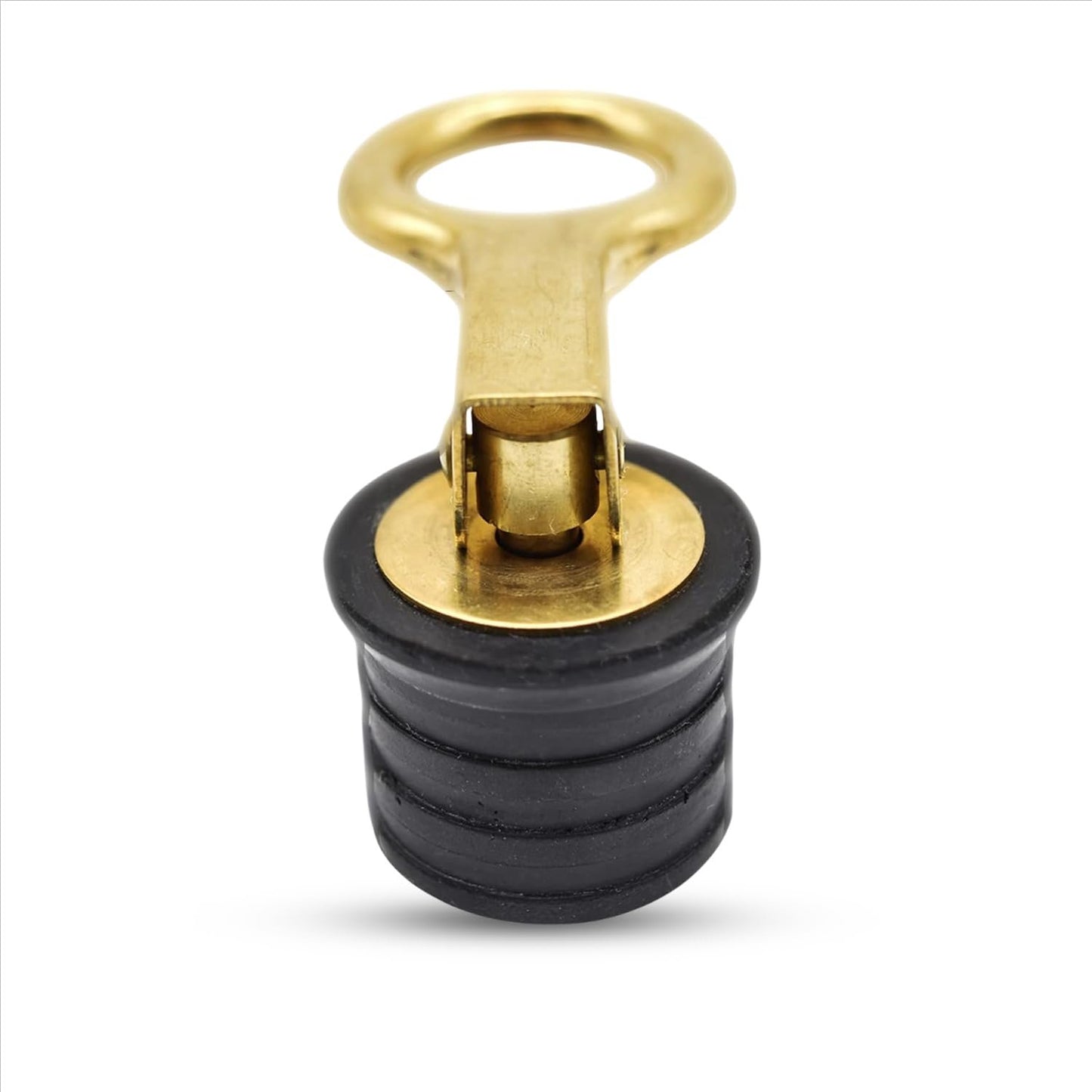 Marine City 1-Inch Brass Snap Handle Drain Plug – Durable, Corrosion-Resistant