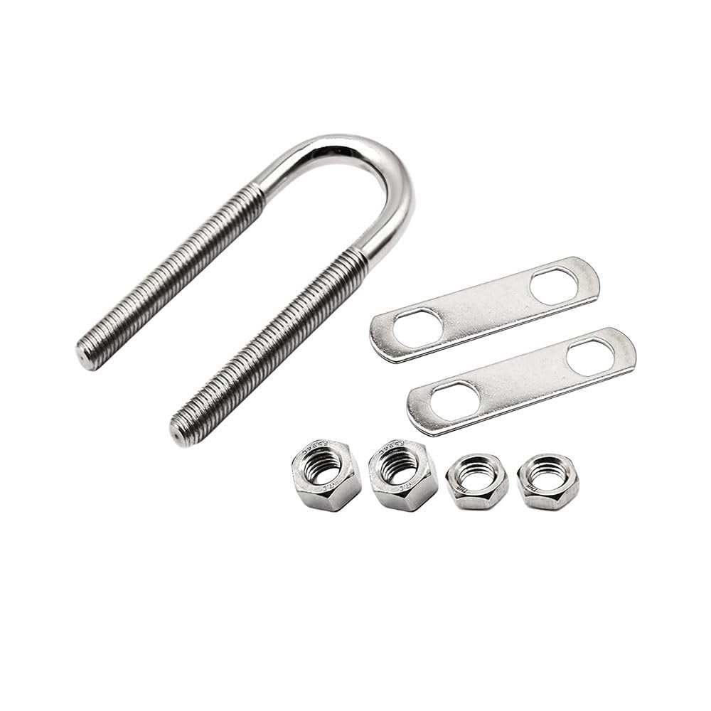 Marine City Bow Eye Tie-Down U-Bolt – 1/2” 304 Stainless Steel, 5-1/4” Length Marine City Hardware