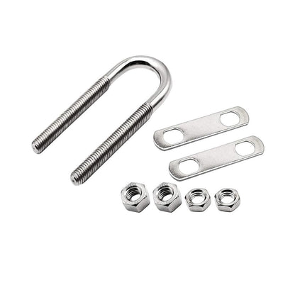 Marine City Bow Eye Tie-Down U-Bolt – 1/2” 304 Stainless Steel, 5-1/4” Length Marine City Hardware