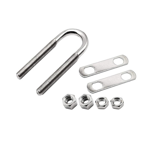 Marine City Bow Eye Tie-Down U-Bolt – 1/2” 304 Stainless Steel, 5-1/4” Length Marine City Hardware