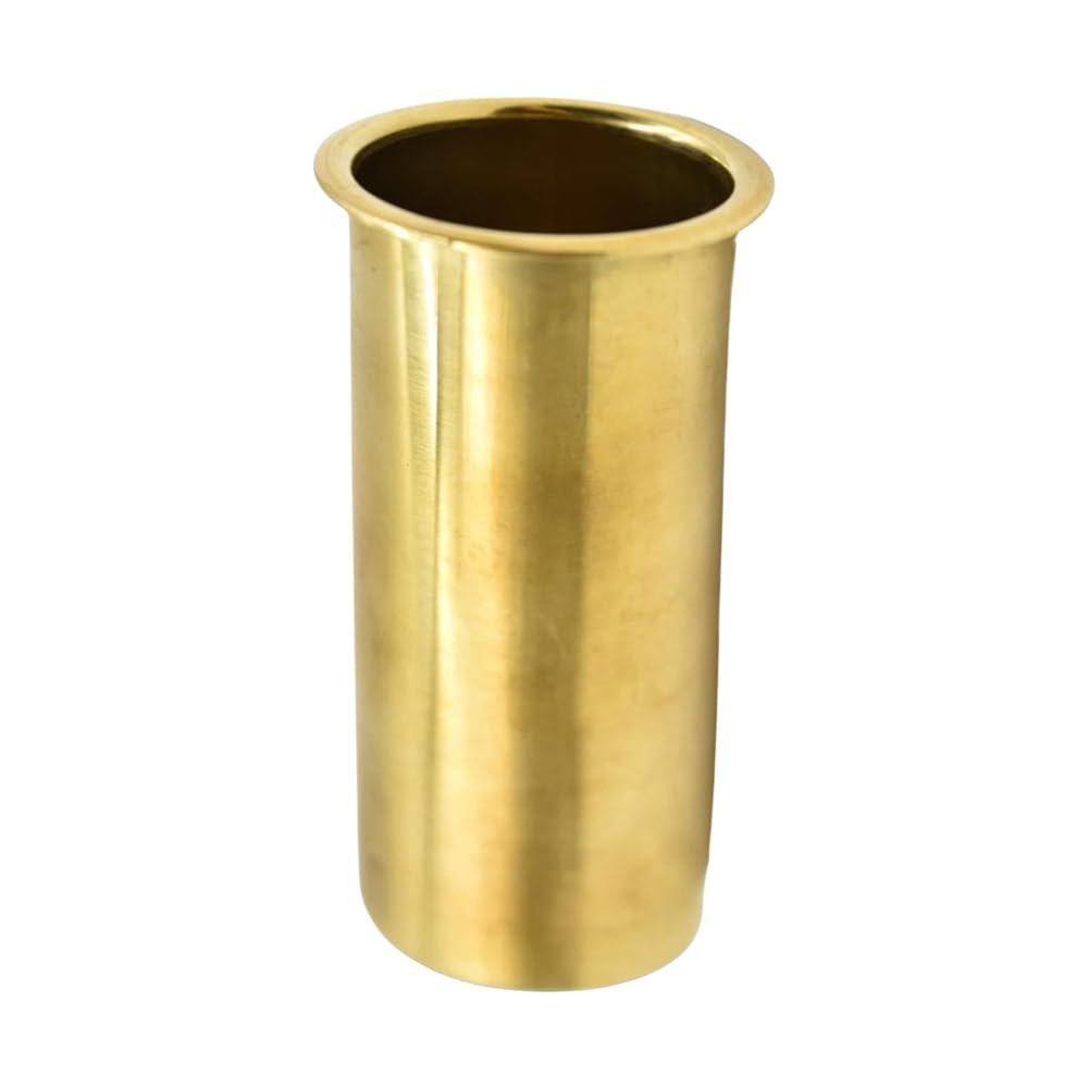 Marine City Brass Drain Tube – Corrosion-Resistant, Smooth & Functional, 3” x 1” Marine City Hardware