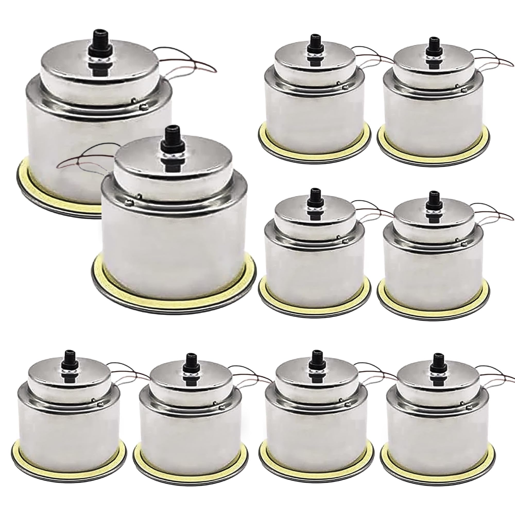 Marine City Stainless Steel Red LED Illuminated Drink Holder with Drain (10 Pcs)