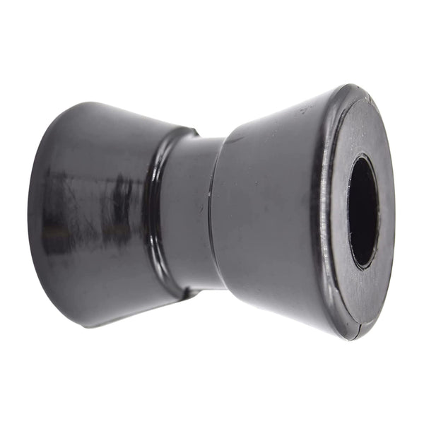 Marine City Rodillo de proa de PU negro para soporte de rodillo de ancla de proa L: 2 pulgadas, diámetro del orificio. 5/8 pulgadas