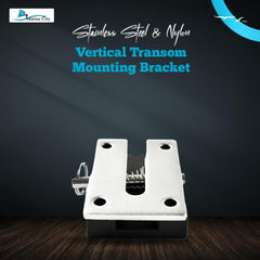 Marine City 304 Stainless Steel & Nylon Vertical Transom Mounting Bracket