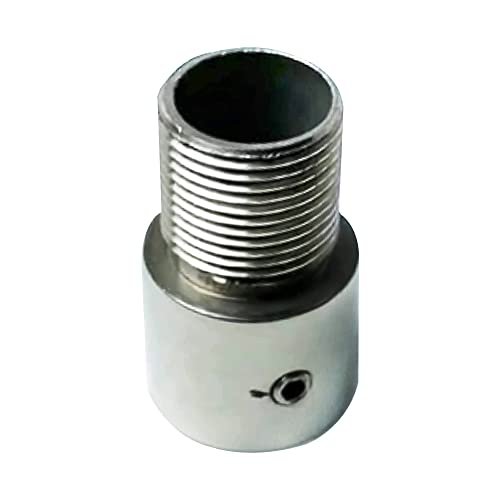Marine City 1-Inch Tube Mount Antenna Base – 304 Stainless Steel for Boats