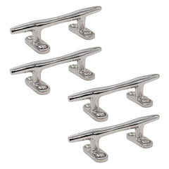 Marine City Open Base Cleat – 316 Stainless Steel, 4