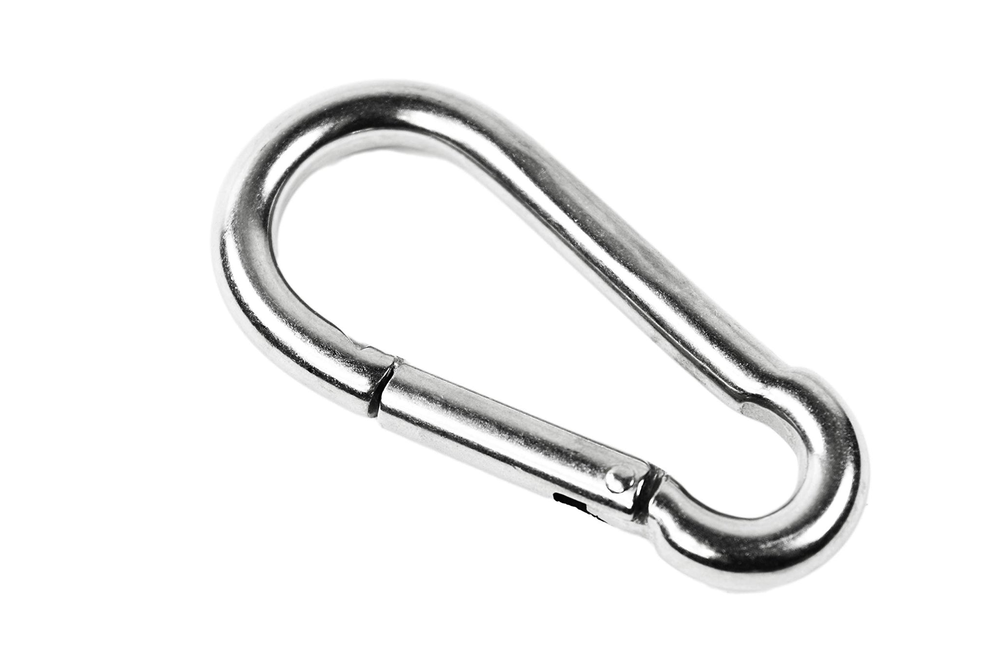 Marine City 316 Stainless-Steel 2” Carabiner/Clip Snap Hook for Sailing, Fishing, Hiking